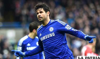 Diego Costa es duda para el partido contra el Stoke City