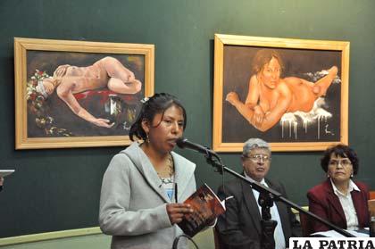 Verónica Laura Vargas presentó sus obras