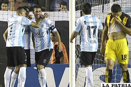 En el partido de ida Racing venció de local a Guaraní por 4 goles a 1
