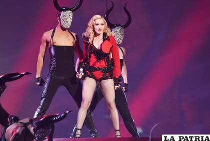 Madonna en uno de sus últimos conciertos