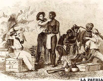 La trata de esclavos negros