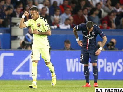 Neymar anotó el primero de Barcelona