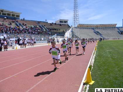 Las pruebas se disputaron en la pista sintética del estadio “Bermúdez”