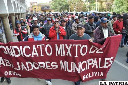 Medidas de presión de municipales perjudicaron a procesos de licitación