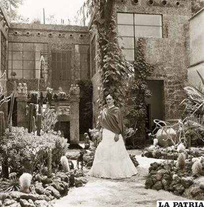 Foto de Frida Kahlo obtenida por Gisèle Freund