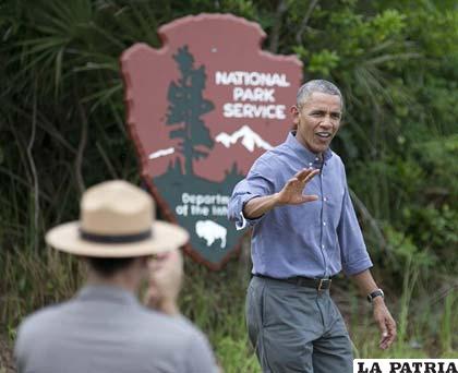 El presidente Barack Obama visita el Parque Nacional de Los Everglades