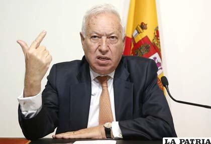Ministro español de Asuntos Exteriores, José Manuel García Margallo