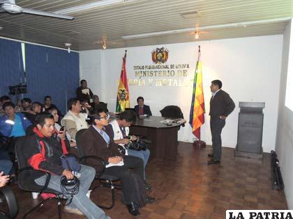 Viceministro de Cooperativas Mineras, José Luis Chorolque