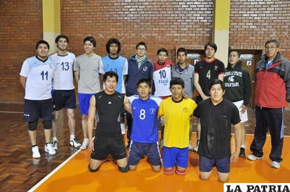 Integrantes del combinado orureño en la categoría Sub-23