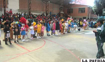 Durante el acto de inauguración del año deportivo