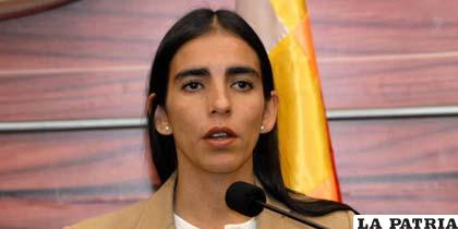 La presidenta de la Cámara de Diputados, Gabriela Montaño