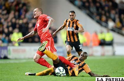 La acción de juego donde perdió Liverpool ante Hull