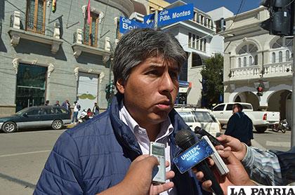 Edgar Sánchez sería el líder de Bolivia Somos Todos en Oruro
