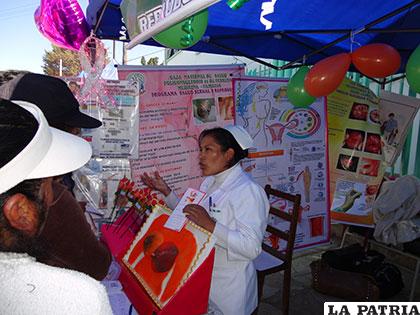 Feria de salud del Cimfa 