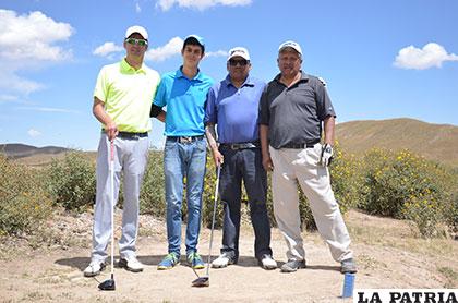 Alex Molina (La Paz), Rodrigo Molina (La Paz), Rodrigo Valdivia (Oruro) y Jorge Correa (Oruro)