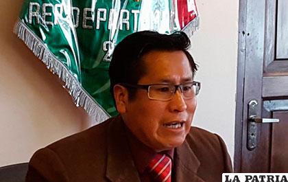 El responsable del Consejo de la Magistratura de La Paz, Ramiro Canedo /ANF