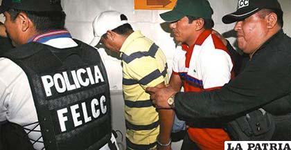 Uno de los detenidos es de nacionalidad peruana /EL DEBER