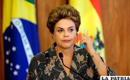 Dilma Rousseff, presidenta de Brasil