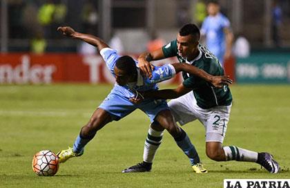La acción del compromiso que terminó con el marcador igualado 1-1 /conmebol.com