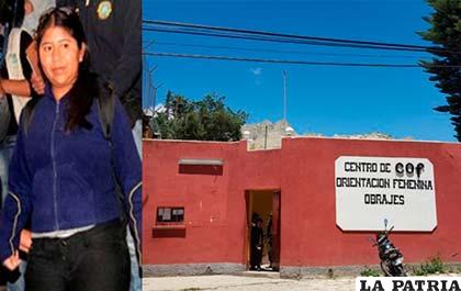 Choque está recluida en la cárcel de Obrajes /ANF