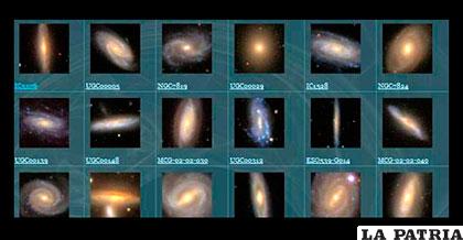 Seis años han tardado los astrónomos en recopilar información de más de 600 galaxias y crear esta base de datos