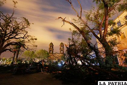 Parques de la ciudad de Dolores quedaron destrozados