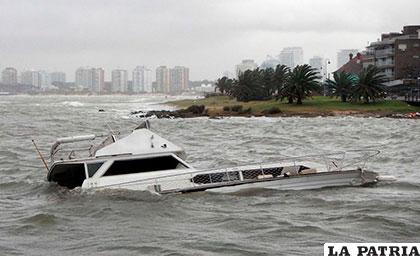 El Suroeste de Uruguay fue azotado por  fuertes tormentas y lluvias