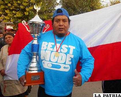 Eddy Nina por sexta ocasión se consagró campeón nacional