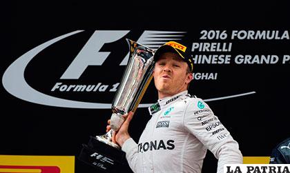 El piloto alemán Nico Rosberg, ganador de la prueba