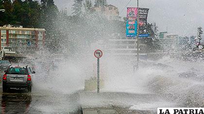 Temporal de viento y lluvias azotó la zona central de Chile /uniradionoticias.com