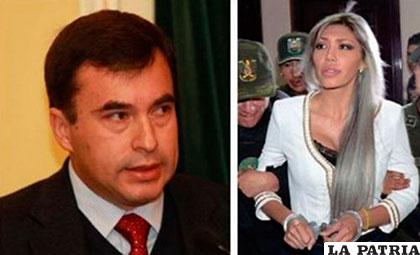 La ex pareja de Morales exhibió una supuesta conversación vía WhatsApp con el ministro Quintana /enlacesbolivia.net