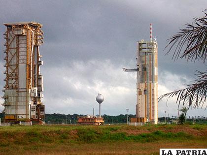 La zona de lanzamiento del Soyuz, en el Puerto espacial de Kourou, Guayana Francesa /yucatan.com
