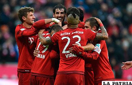 Bayern venció el fin de semana de visita al Hertha (0-2) /elsoldemexico.com