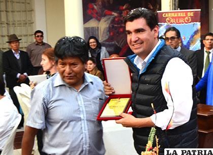 Alcalde de Cochabamba, José María Leyes llegó a Oruro