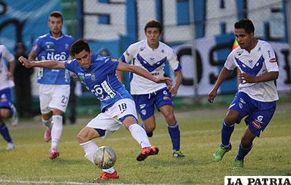 En el partido de ida jugado en Santa Cruz, venció Blooming 2-1 el 14/02/2016 /APG
