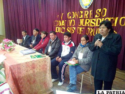 Representantes de las instituciones educativas de la Iglesia Católica en la inauguración del congreso