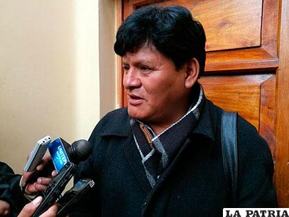El representante supraestatal, Hebert Choque, es miembro del Parlamento Andino por Bolivia