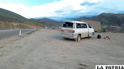 El escenario del incidente fue la carretera Oruro - Cochabamba