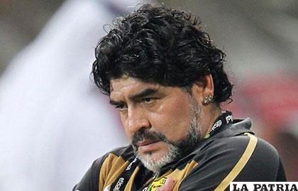 Molesto Diego Maradona por la actitud de algunos jugadores de la Albiceleste