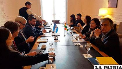 Reunión entre delegaciones de Bolivia y Argentina /erbol.com.bo