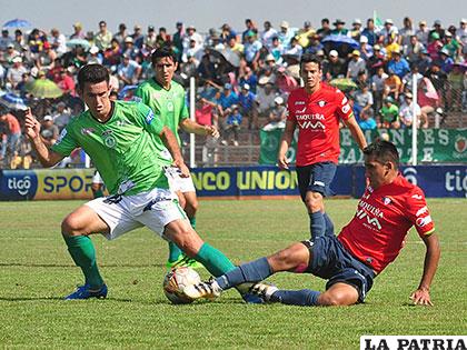 Petrolero venció por goleada 5-0, la última vez que jugaron en Yacuiba el 23/10/2016 /APG