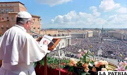 El Papa Francisco en su mensaje por las fiestas de Pascua
