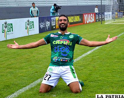 Enzo Maidana fue el verdugo de Wilstermann anotó dos goles /APG