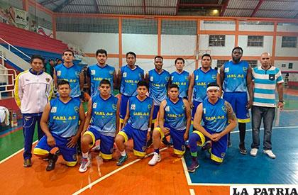Integrantes del equipo orureño de Carl A-Z