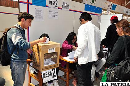 Estudiantes acudieron masivamente a elecciones de la FUL