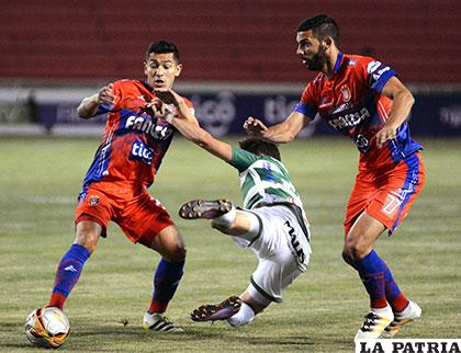 En el cotejo de ida venció Oriente Petrolero en Sucre (0-1) el 30/01/2017 /APG