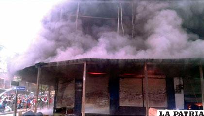 Voraz incendio generó alarma en el municipio de Guayaramerín /ANF