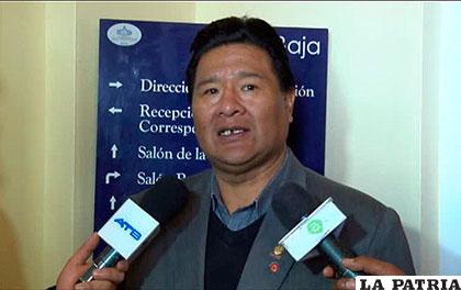 Diputado del Movimiento Al Socialismo (MAS), Sergio Choque /boliviatv.bo