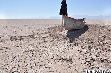 La desaparición del lago Poopó fue uno de los eventos más nefastos del cambio climático /Archivo