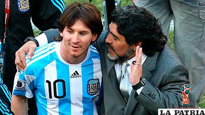 Maradona lo tuvo a Messi como jugador en el Mundial Sudáfrica 2010
